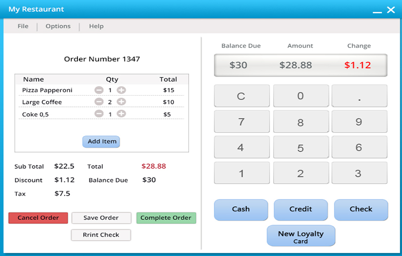 Customer Loyalty Card Software for a Café Franchise screenshot 2